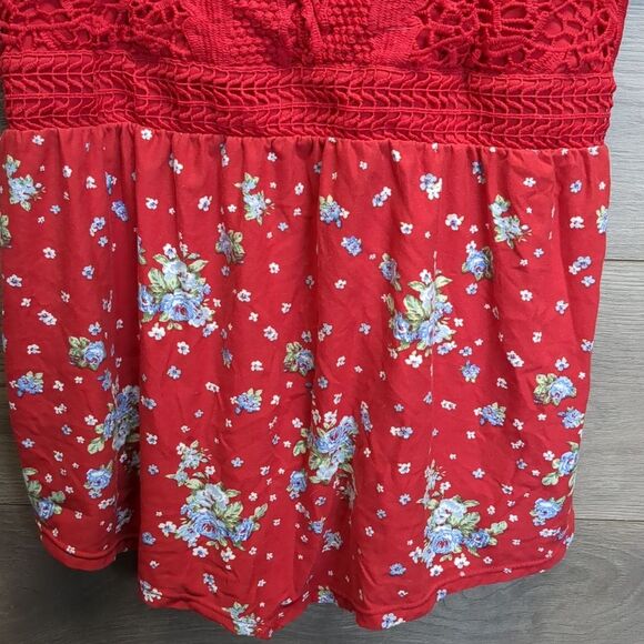 No Boundaries Lace Babydoll Top Women's Juniors Plus Size XXL 19 - Picture 5 of 5